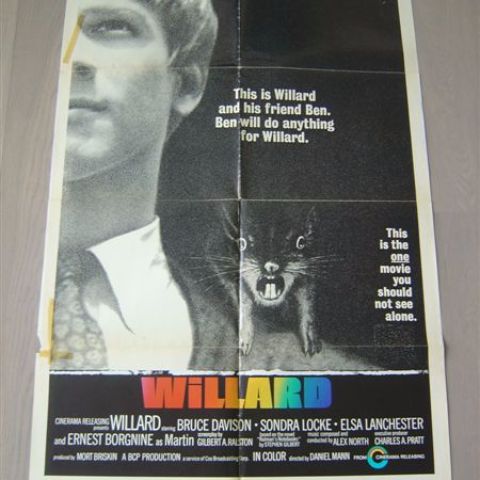 'Willard' 1971 U.S. one-sheet